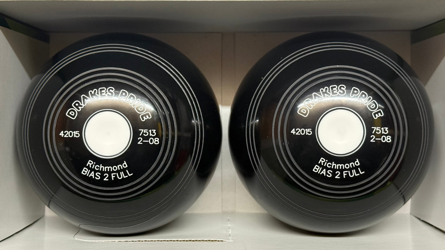 Drakes Pride Richmond - 2lb 8oz - Black (White Mounts) - 2 Full Bias