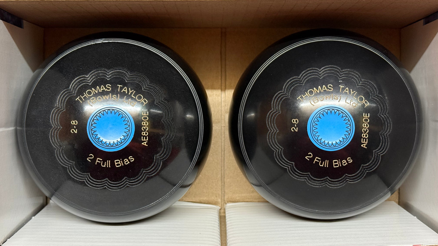 Taylor Deluxe - 2lb 8oz (Standard) - Black (Light Blue Mounts) - 2 Full Bias