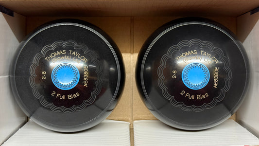 Taylor Deluxe - 2lb 8oz (Standard) - Black (Light Blue Mounts) - 2 Full Bias