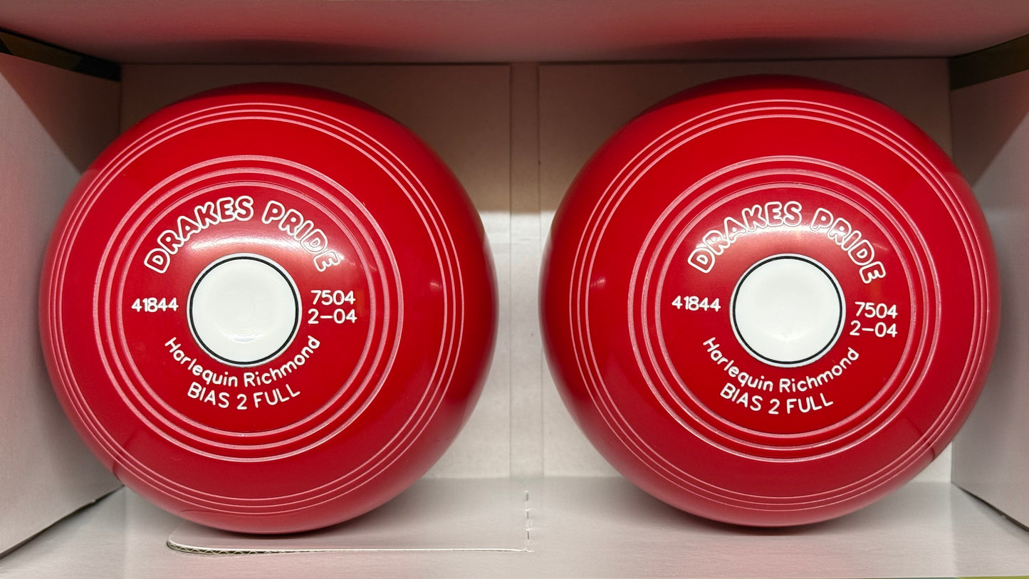 Drakes Pride Richmond Harlequin - 2lb 4oz - Red (White Mounts) - 2 Full Bias