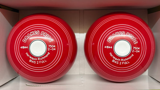 Drakes Pride Richmond Harlequin - 2lb 4oz - Red (White Mounts) - 2 Full Bias