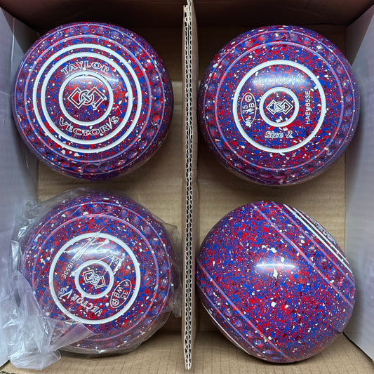 Taylor Vector VS - Size 2 - Red/White/Blue (White Rings) - WB35 Stamp