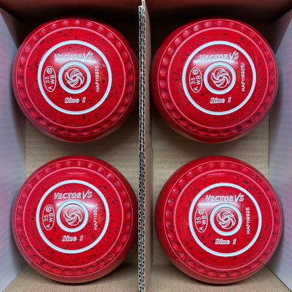 Taylor Vector VS - Size 1 - Cherry Red (White Rings) - WB35 Stamp