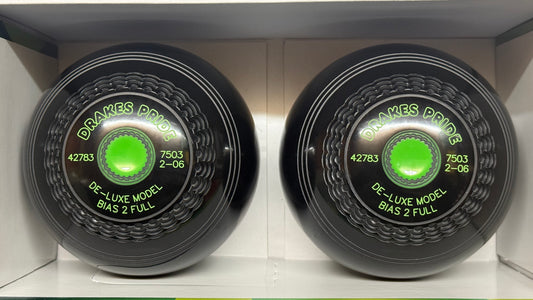 Drakes Pride Deluxe - 2lb 6oz - Black (Green Mounts) - 2 Full Bias