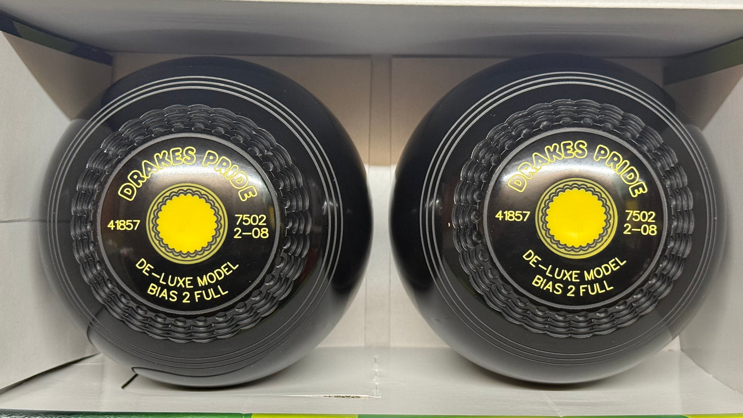 Drakes Pride Deluxe - 2lb 8oz - Black (Yellow Mounts) - 2 Full Bias