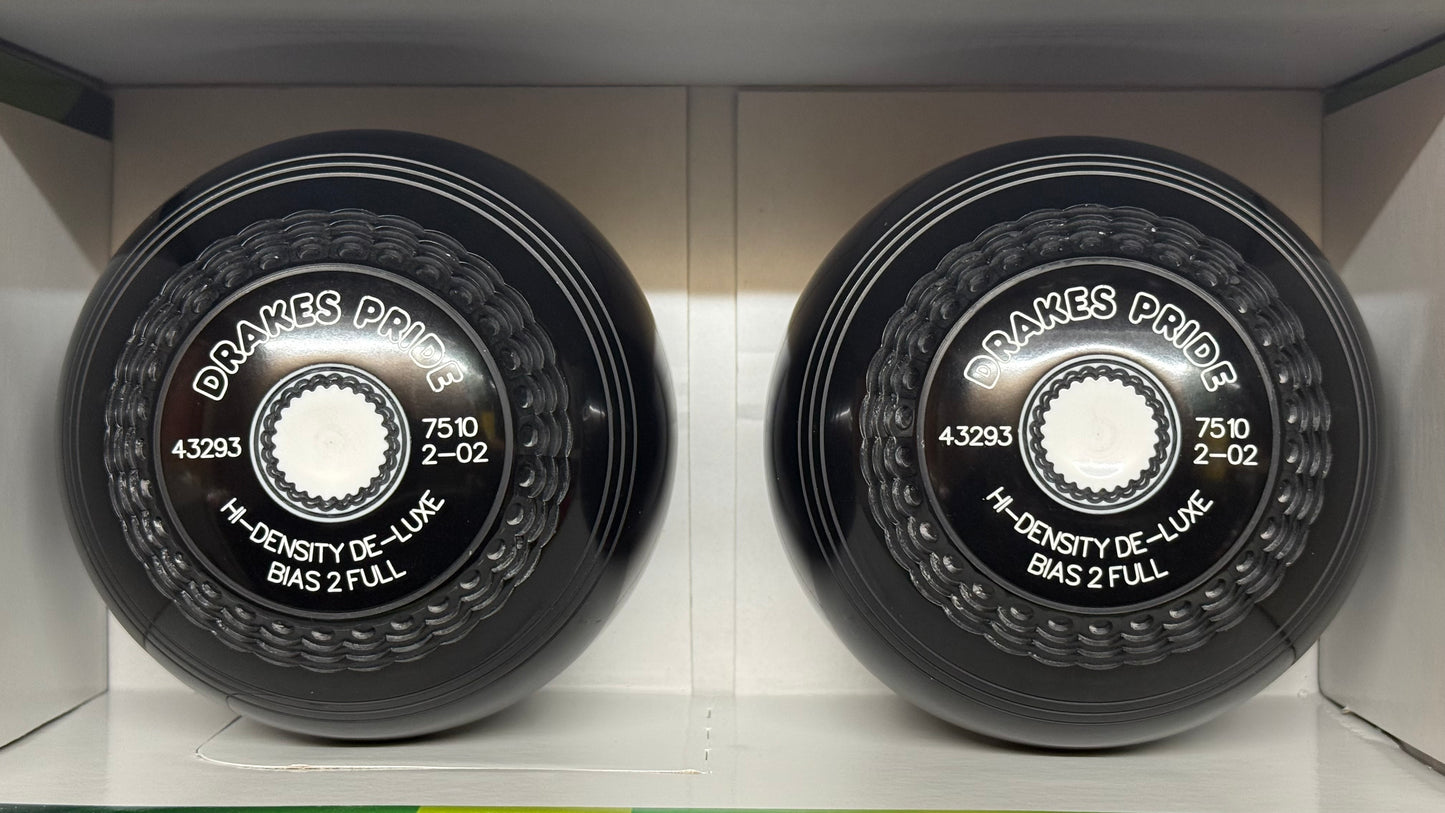 Drakes Pride Hi-Density Deluxe - 2lb 2oz - Black (White Mounts) - 2 Full Bias