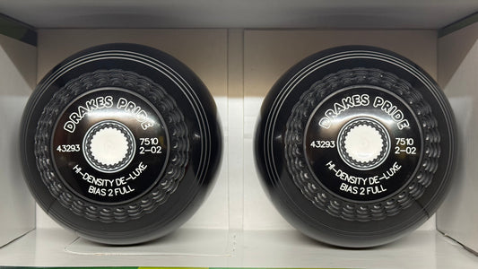 Drakes Pride Hi-Density Deluxe - 2lb 2oz - Black (White Mounts) - 2 Full Bias