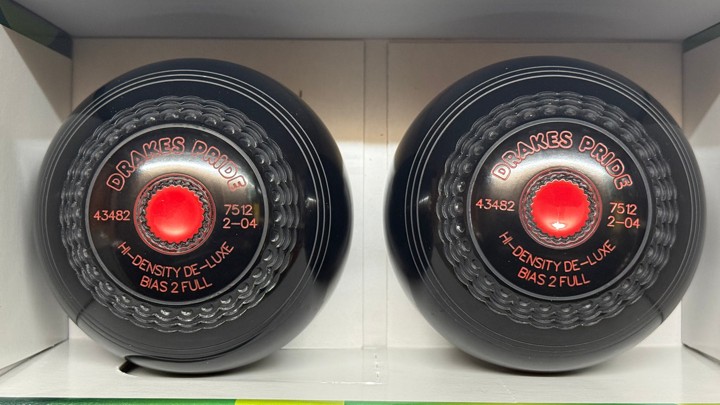 Drakes Pride Hi-Density Deluxe - 2lb 4oz - Black (Red Mounts) - 2 Full Bias