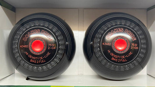 Drakes Pride Hi-Density Deluxe - 2lb 4oz - Black (Red Mounts) - 2 Full Bias