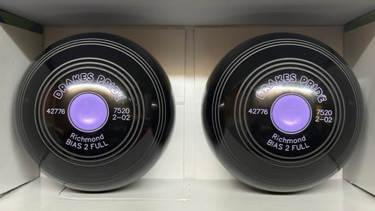 Drakes Pride Richmond - 2lb 2oz - Black (Lilac Mounts) - 2 Full Bias