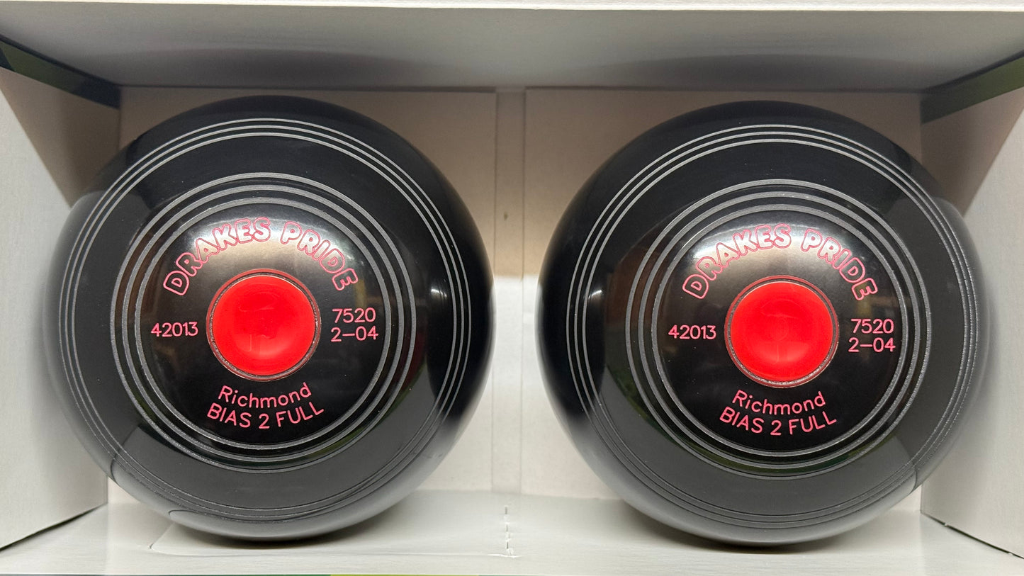 Drakes Pride Richmond - 2lb 4oz - Black (Red Mounts) - 2 Full Bias