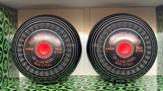 Drakes Pride Deluxe - 2lb - Black (Red Mounts) - 2 Full Bias