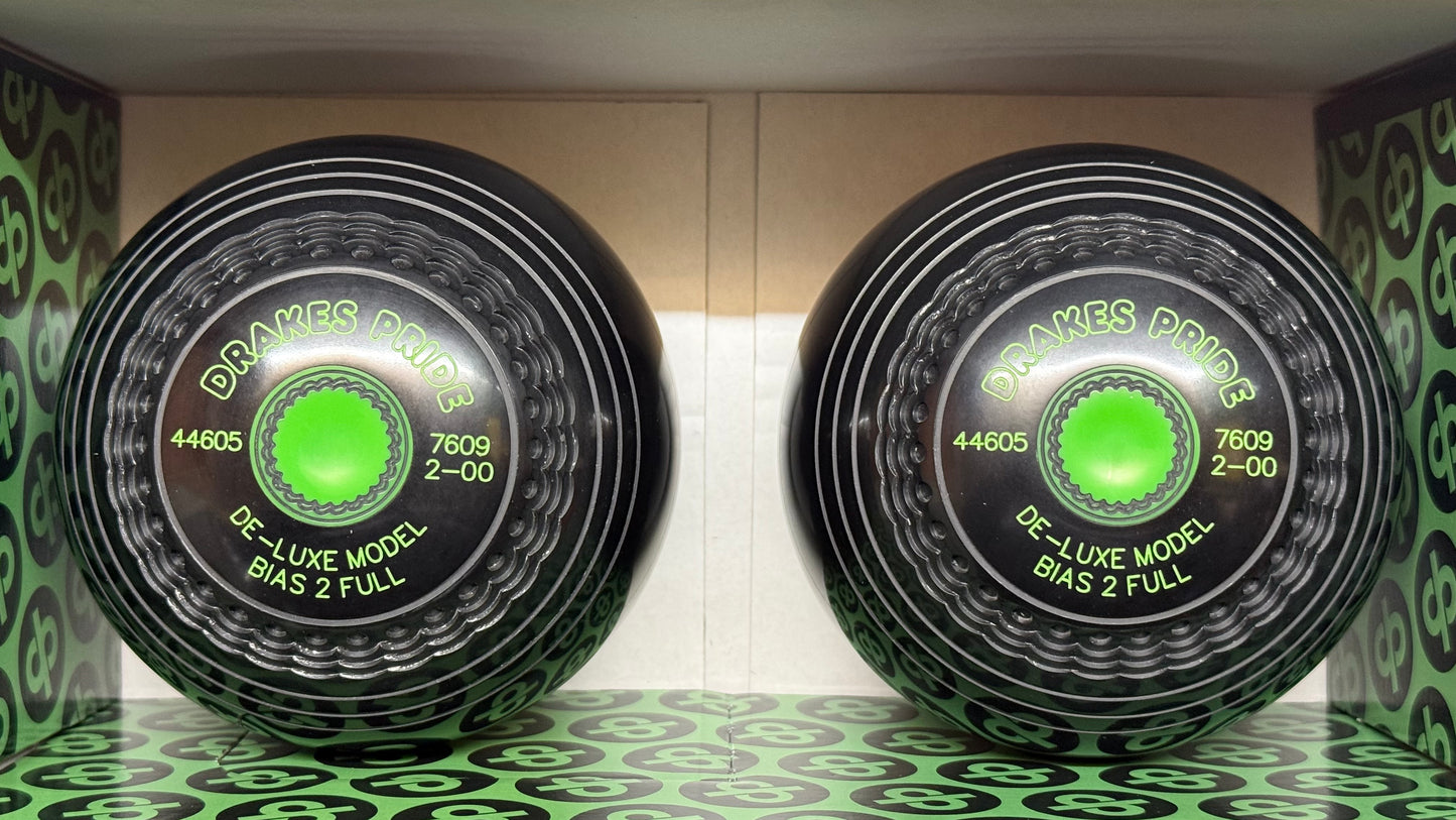 Drakes Pride Deluxe - 2lb - Black (Green Mounts) - 2 Full Bias