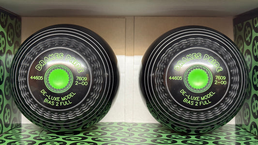 Drakes Pride Deluxe - 2lb - Black (Green Mounts) - 2 Full Bias