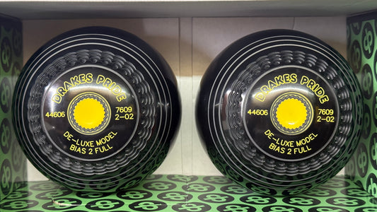 Drakes Pride Deluxe - 2lb 2oz - Black (Yellow Mounts) - 2 Full Bias