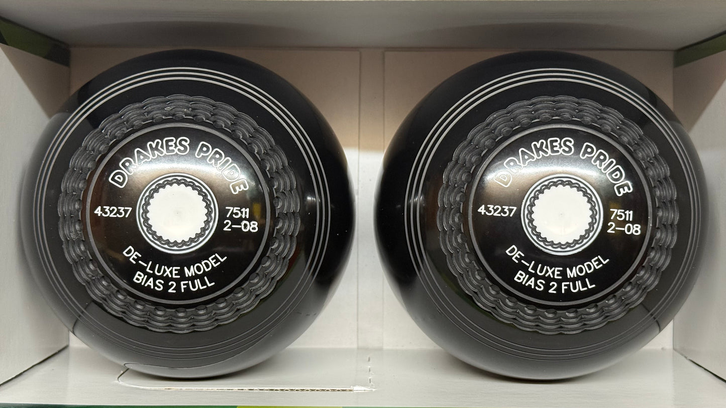 Drakes Pride Deluxe - 2lb 8oz - Black (White Mounts) - 2 Full Bias