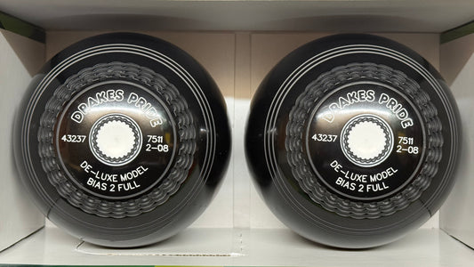 Drakes Pride Deluxe - 2lb 8oz - Black (White Mounts) - 2 Full Bias