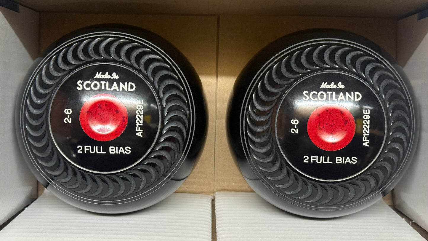 Taylor Grippa - 2lb 6oz (Standard) - Black (Red/Maroon Mounts) - 2 Full Bias