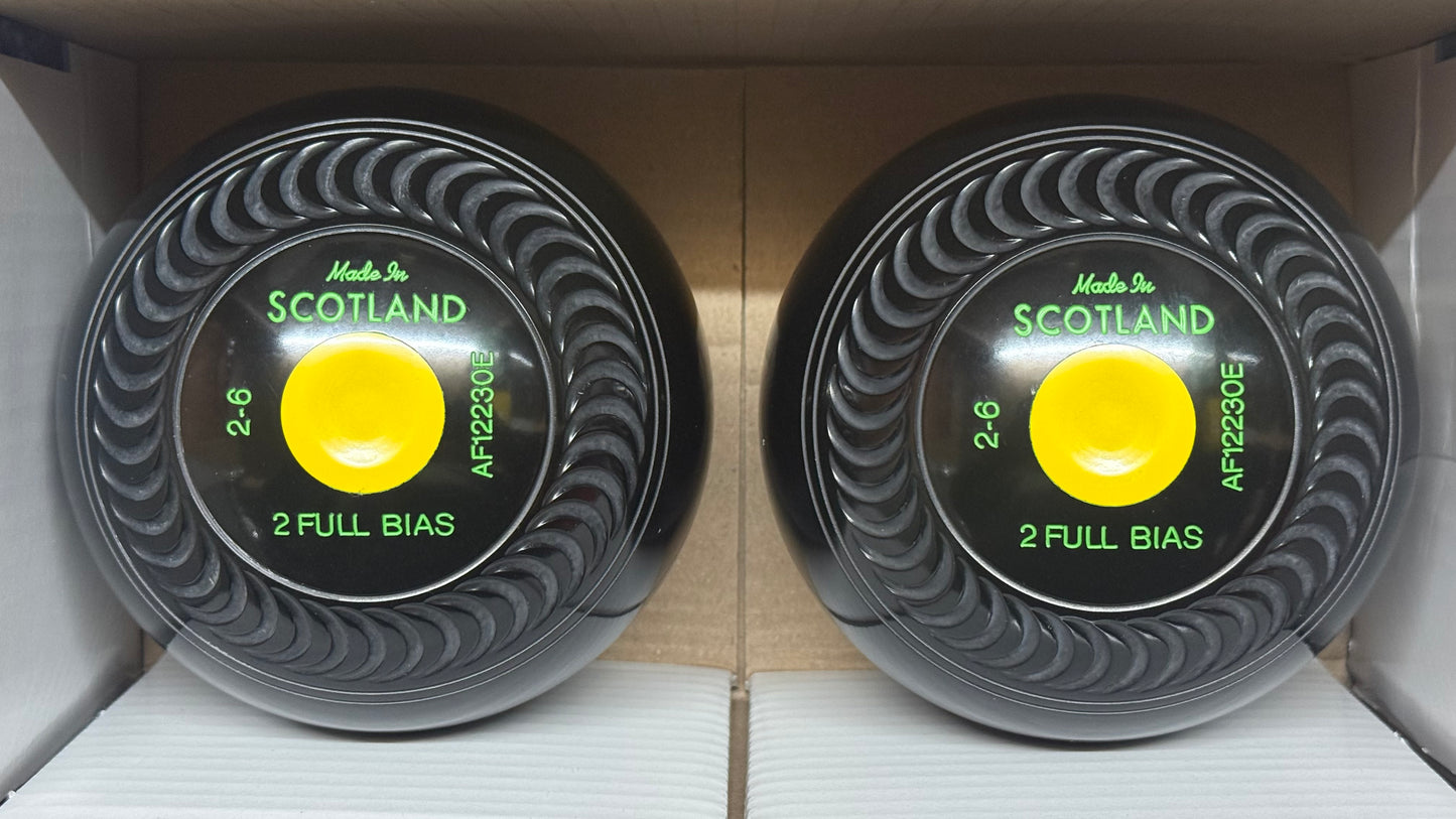 Taylor Grippa - 2lb 6oz (Standard) - Black (Yellow Mounts) - 2 Full Bias
