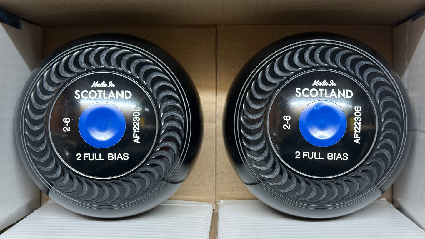 Taylor Grippa - 2lb 6oz (Standard) - Black (Dark Blue Mounts) - 2 Full Bias