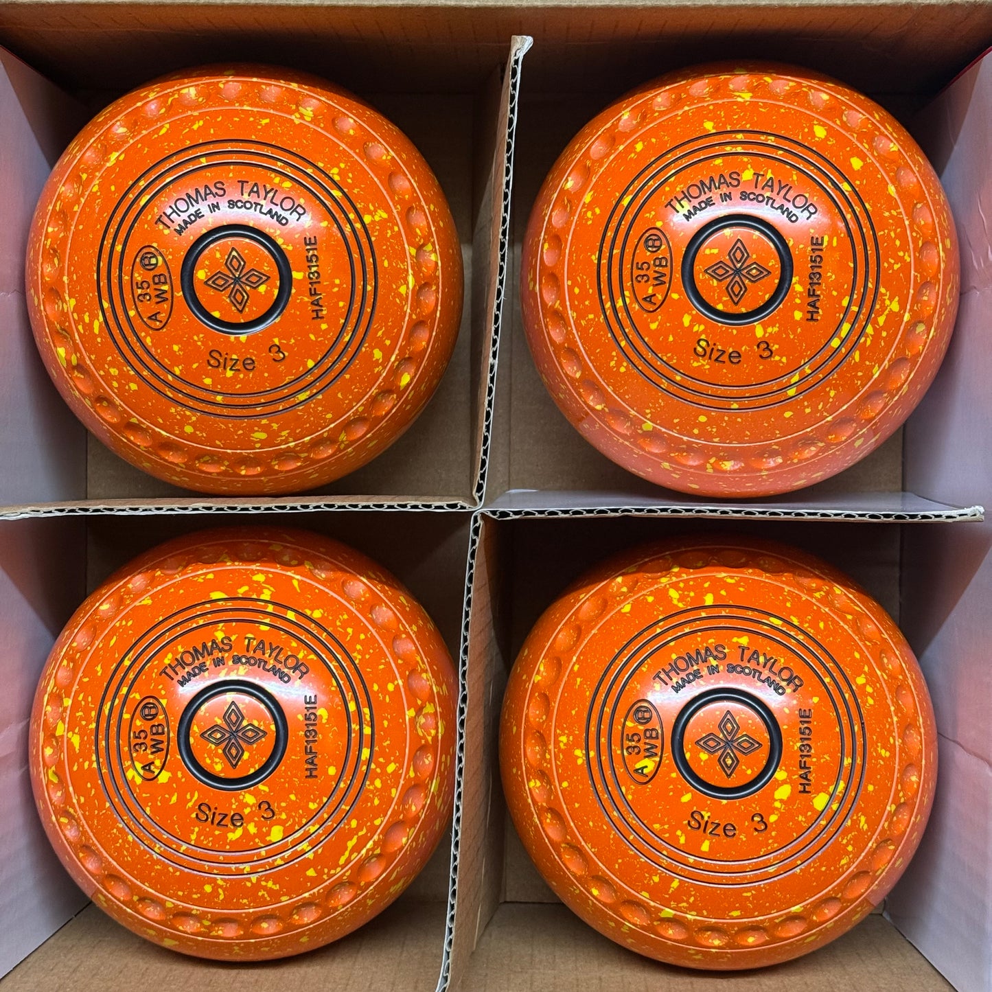 Taylor Ace - Size 3 - Amber (Black Rings) - WB35 Stamp
