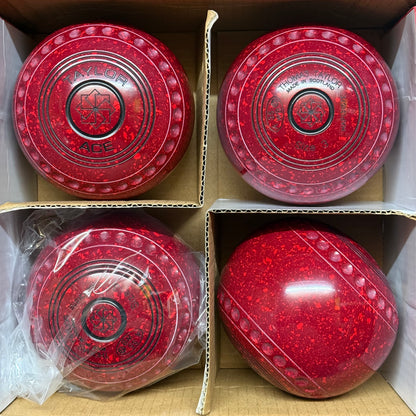 Taylor Ace - Size 3 - Red Velvet (Black Rings) - WB35 Stamp