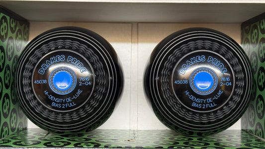 Drakes Pride Hi-Density Deluxe - 2lb 4oz - Black (Blue Mounts) - 2 Full Bias