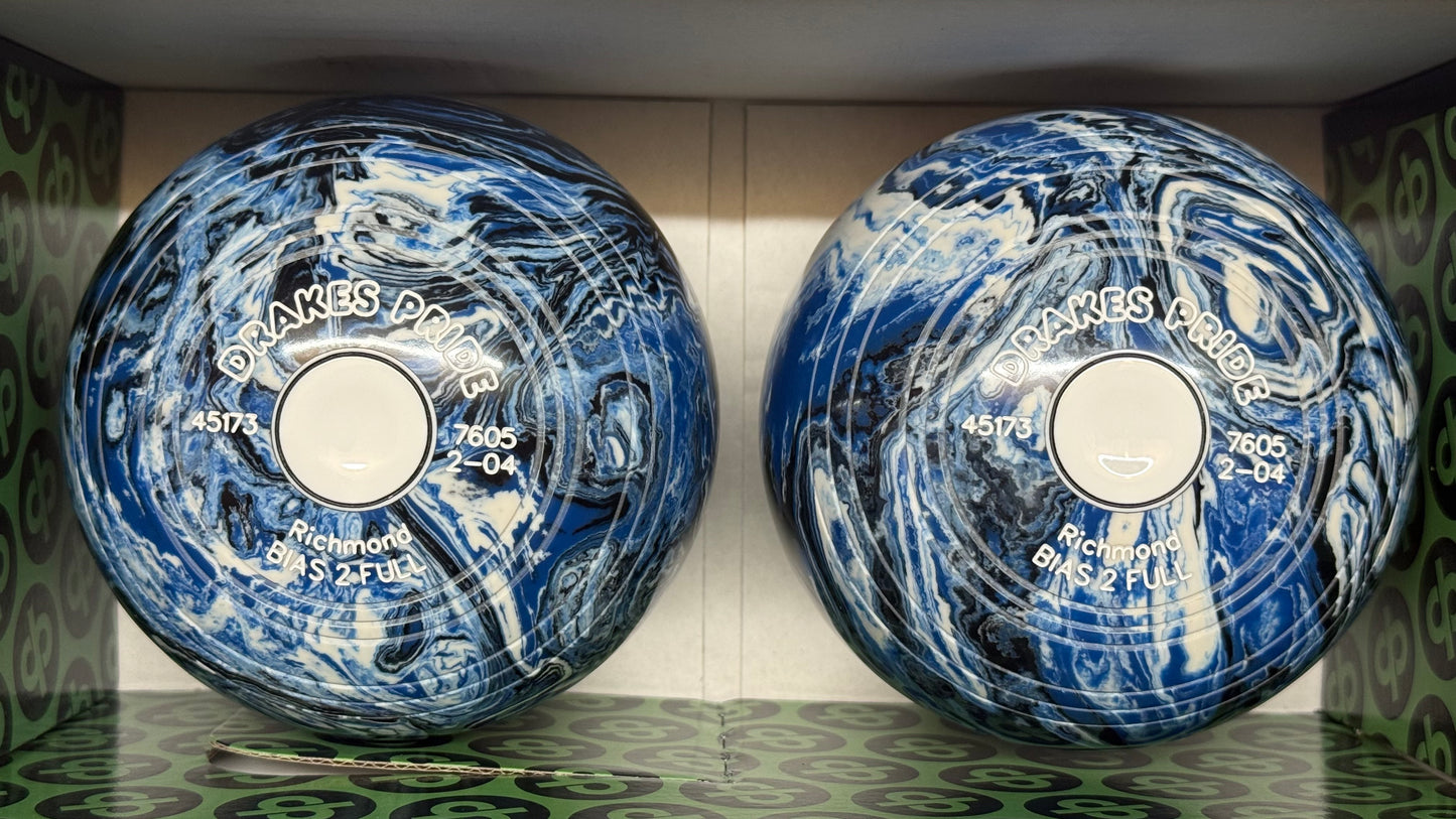 Drakes Pride Richmond Harlequin - 2lb 4oz - Ocean Swirl (White Mounts) - 2 Full Bias