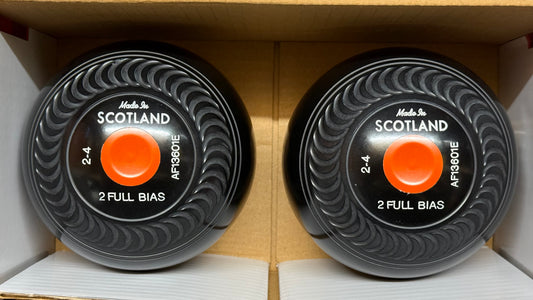 Taylor Grippa - 2lb 4oz (Standard) - Black (Orange Mounts) - 2 Full Bias