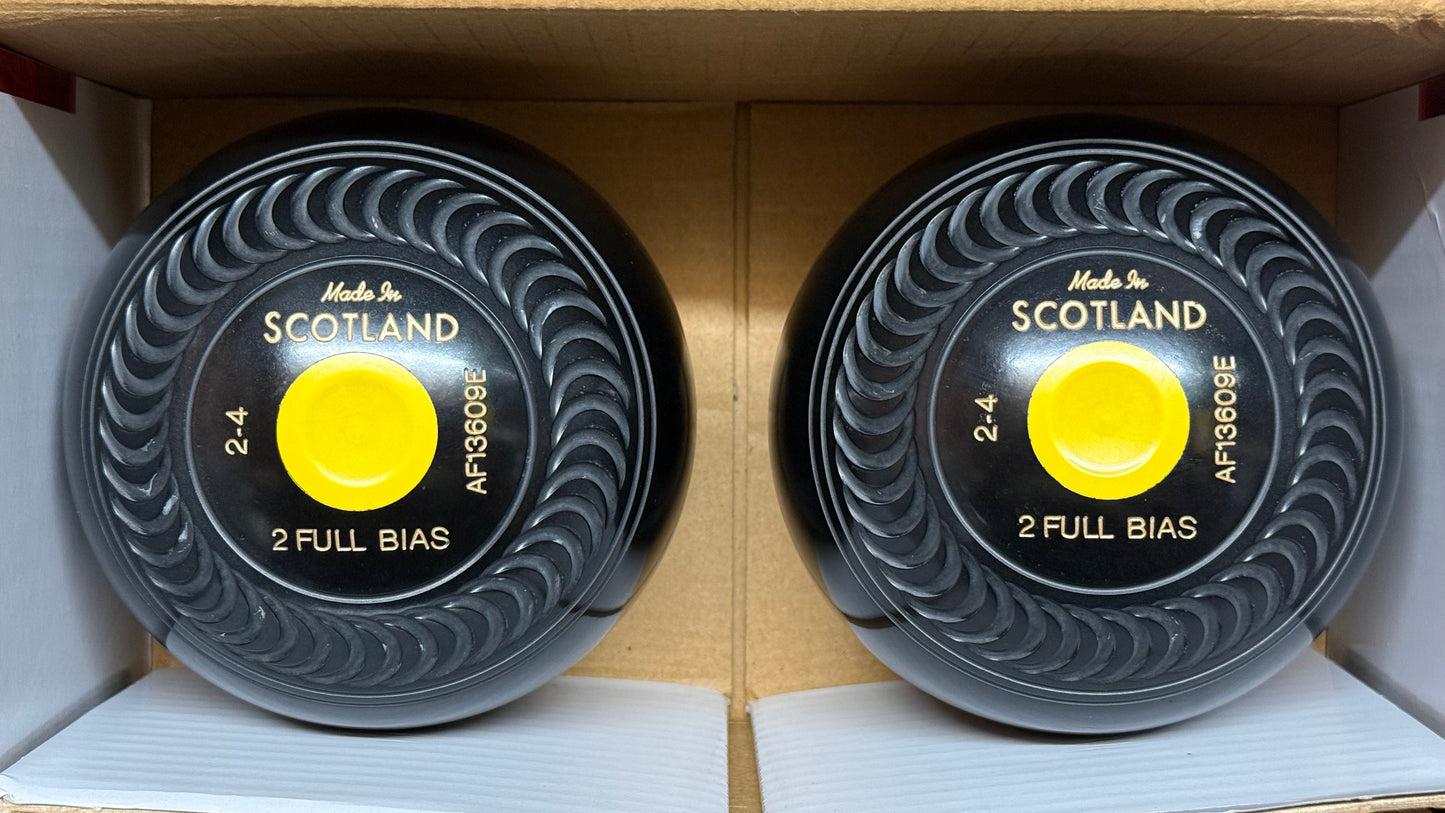 Taylor Grippa - 2lb 4oz (Standard) - Black (Yellow Mounts) - 2 Full Bias