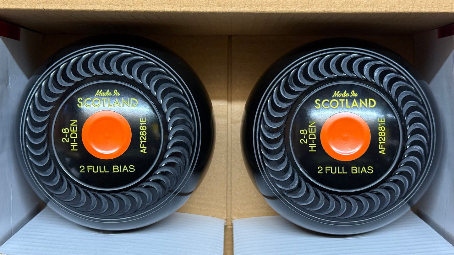 Taylor Grippa - 2lb 8oz (High Density) - Black (Orange Mounts) - 2 Full Bias