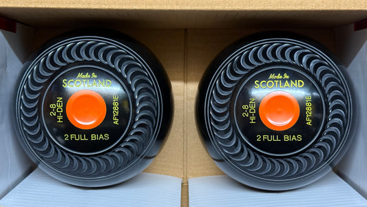 Taylor Grippa - 2lb 8oz (High Density) - Black (Orange Mounts) - 2 Full Bias