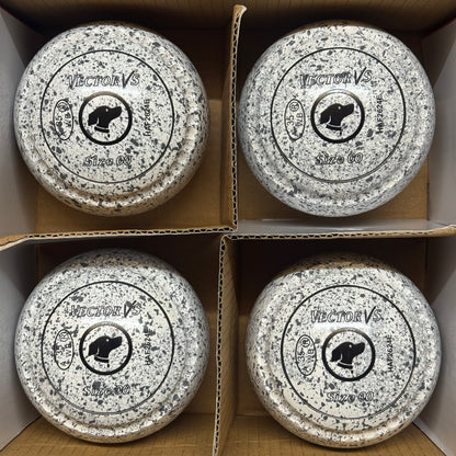 Taylor Vector VS with Xtreme Grip  - Size 00 - White Steel (Black Rings) - WB35 Stamp