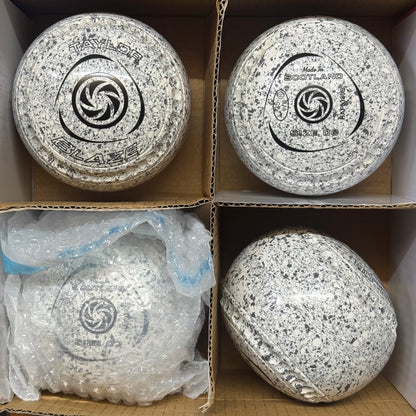 Taylor Blaze - Size 00 - White Steel (Black Rings) - WB35 Stamp