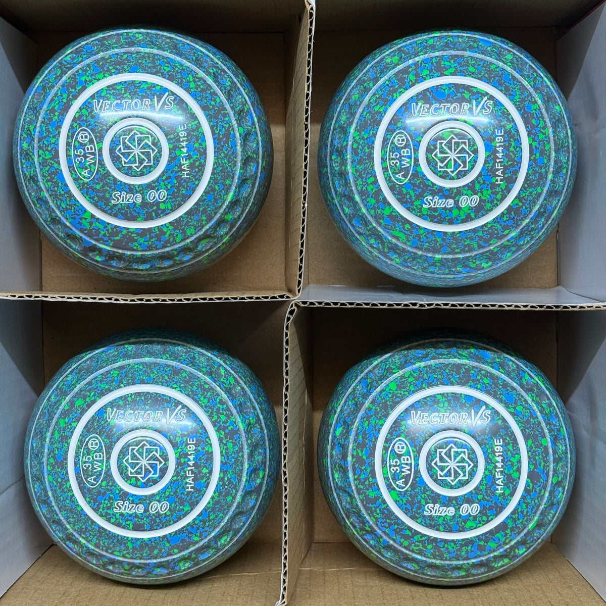 Taylor Vector VS - Size 00 - Iced Lime (White Rings) - WB35 Stamp
