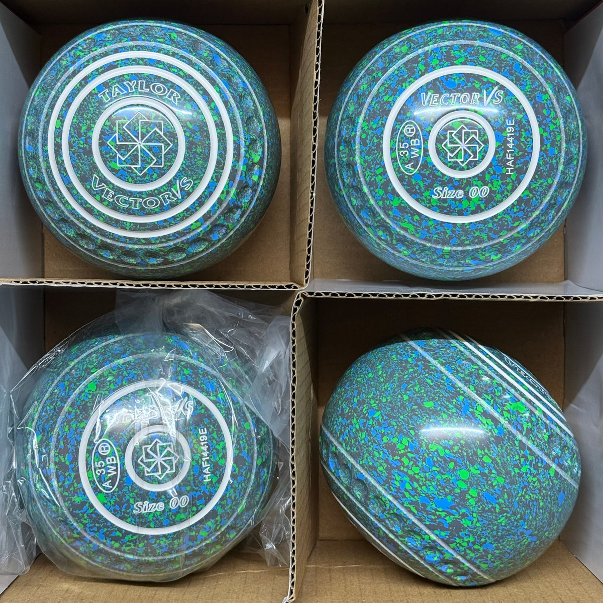 Taylor Vector VS - Size 00 - Iced Lime (White Rings) - WB35 Stamp