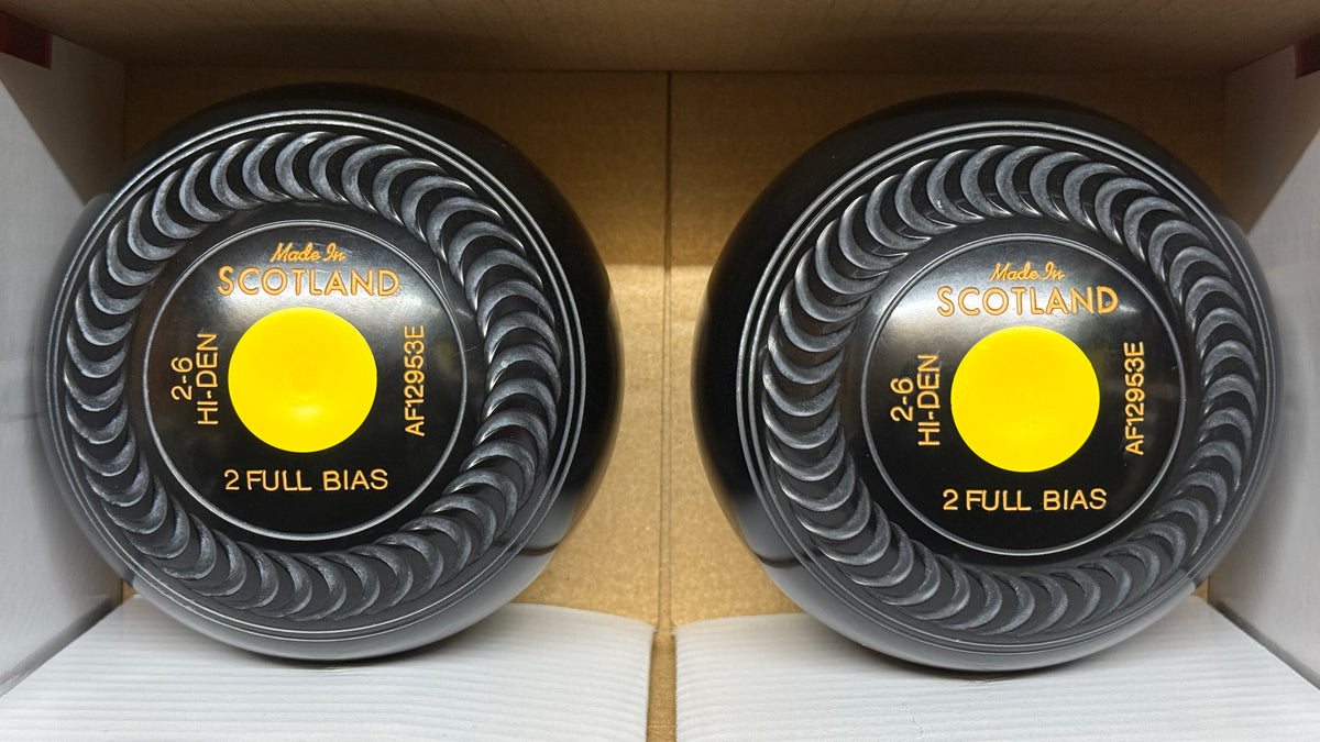 Taylor Grippa - 2lb 6oz (High Density) - Black (Yellow Mounts) - 2 Full Bias (MARKED)
