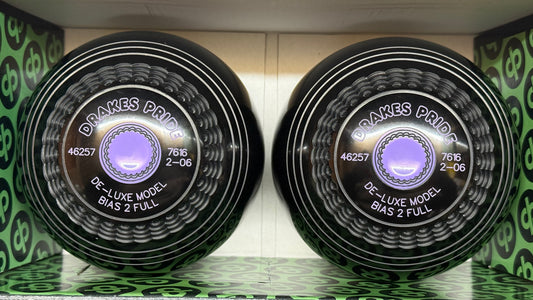 Drakes Pride Deluxe - 2lb 6oz - Black (Lilac Mounts) - 2 Full Bias