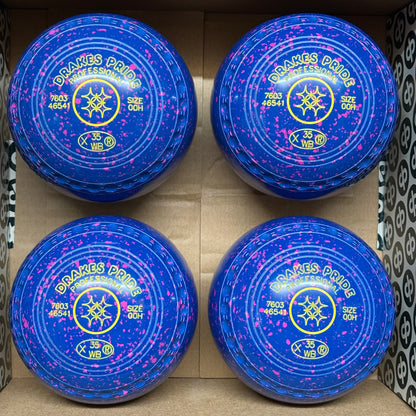 Drakes Pride Professional - Size 00H - Light Blue/Pink (Yellow Rings) - WB35 Stamp