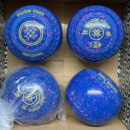 Drakes Pride Professional - Size 00H - Light Blue/Pink (Yellow Rings) - WB35 Stamp