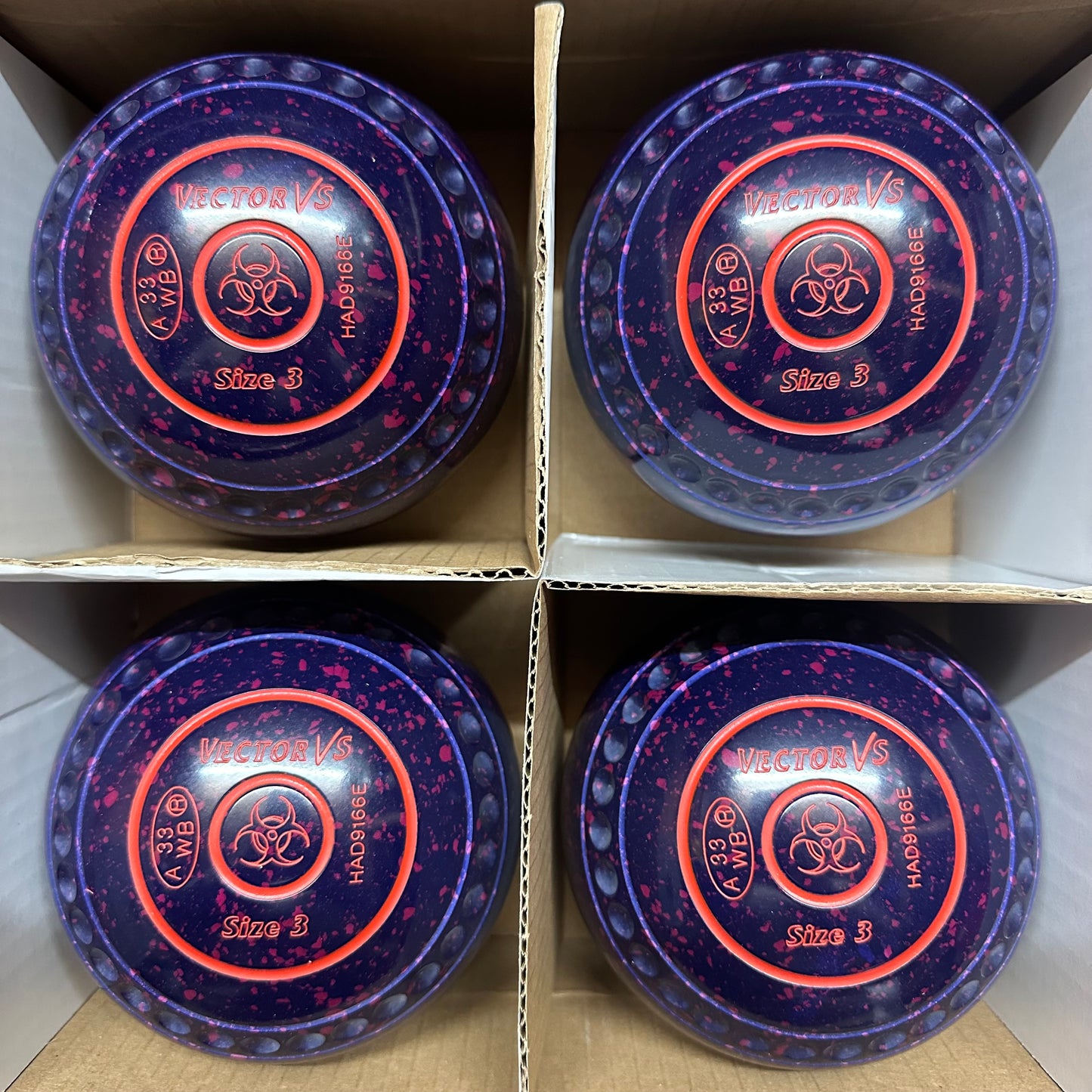 Taylor Vector VS - Size 3 - Dark Blue/Magenta (Red Rings) - WB33 Stamp