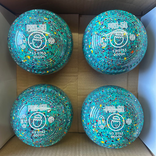 Drakes Pride PRO-50 - Size 0000H - Mint Harlequin (White Rings) - WB34 Stamp