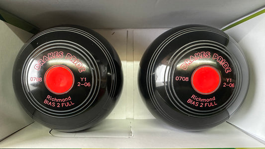 Drakes Pride Richmond - 2lb 6oz - Black (Red Mounts) - 2 Full Bias