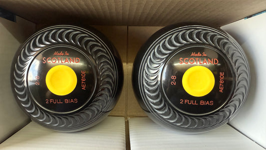 Taylor Grippa - 2lb 8oz (Standard) - Black (Yellow Mounts) - 2 Full Bias