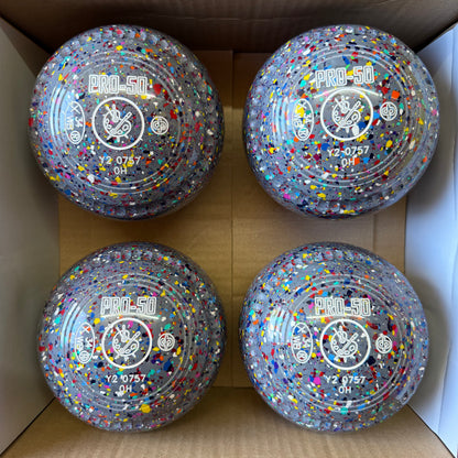 Drakes Pride PRO-50 - Size 0H - Grey Harlequin (White Rings) - WB34 Stamp