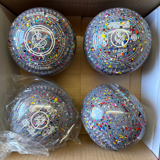 Drakes Pride PRO-50 - Size 0H - Grey Harlequin (White Rings) - WB34 Stamp