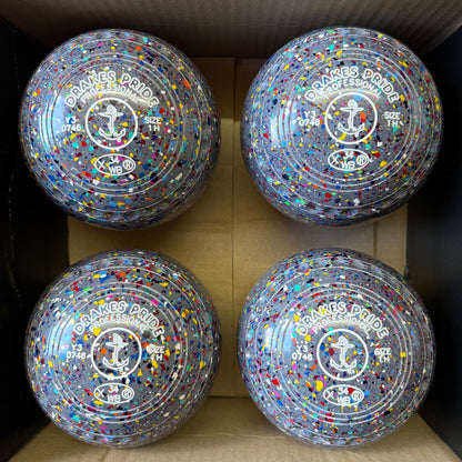 Drakes Pride Professional - Size 1H - Grey Harlequin (White Rings) - WB34 Stamp