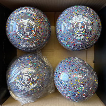 Drakes Pride Professional - Size 1H - Grey Harlequin (White Rings) - WB34 Stamp