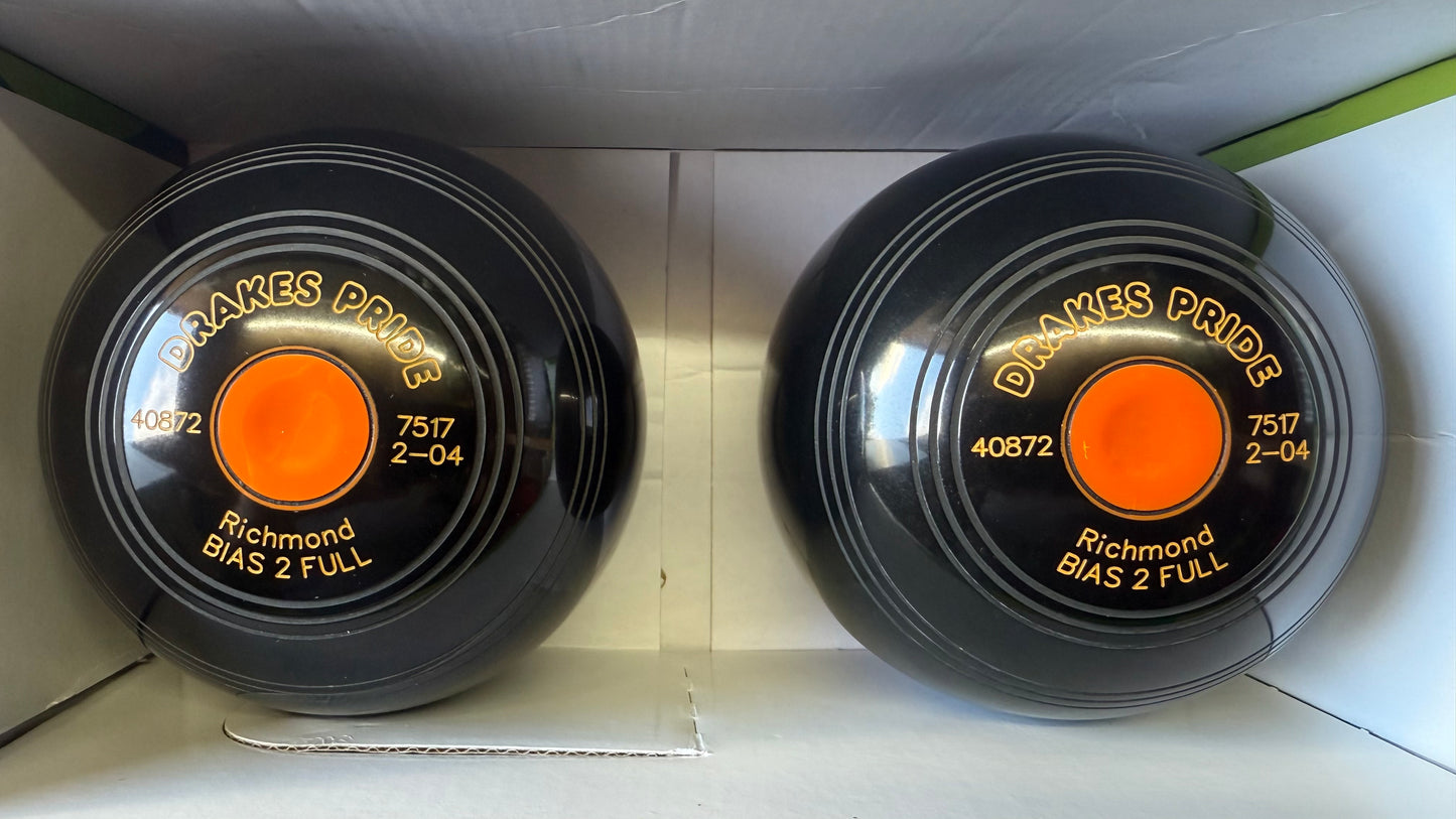 Drakes Pride Richmond - 2lb 4oz - Black (Orange Mounts) - 2 Full Bias