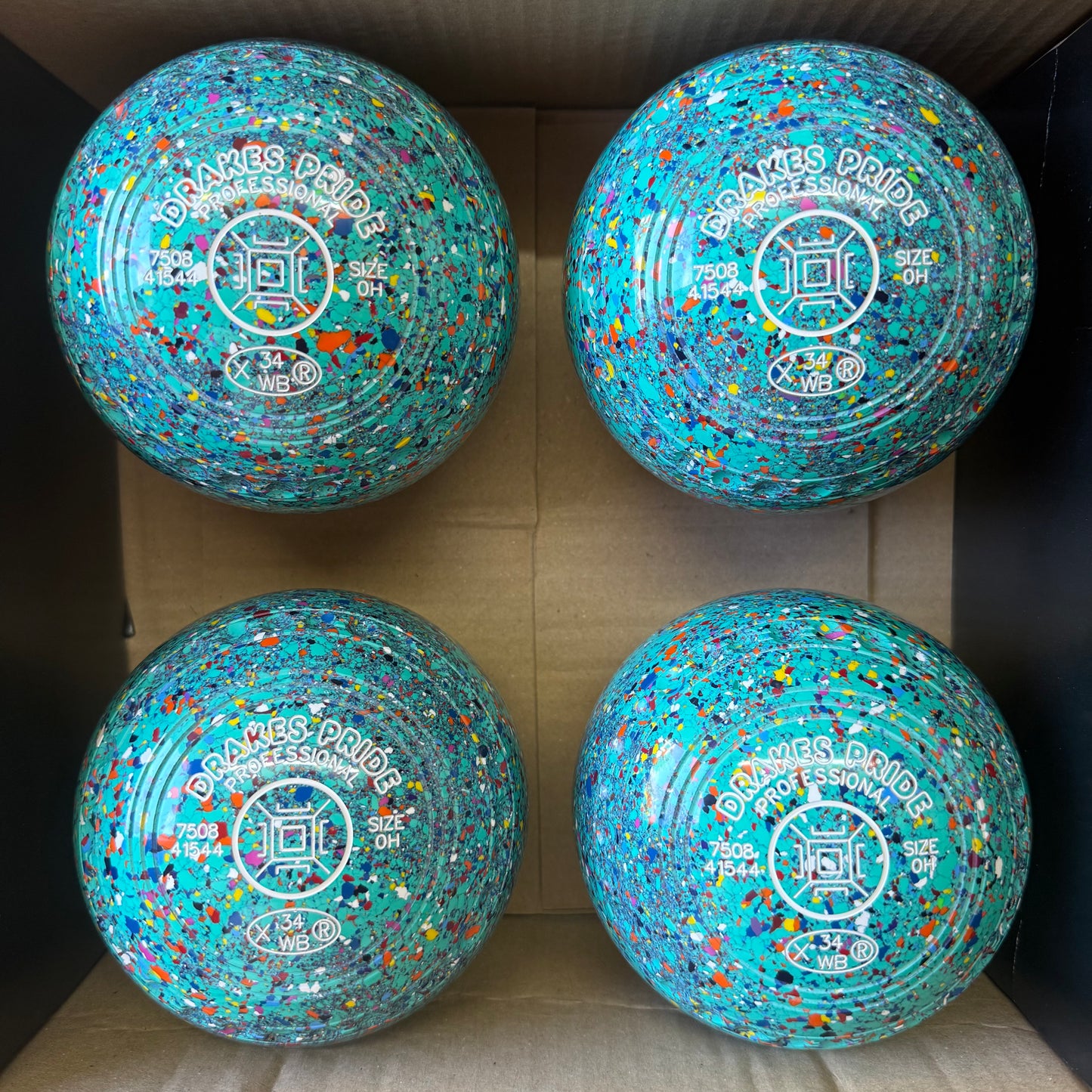 Drakes Pride Professional - Size 0H - Mint Harlequin (White Rings) - WB34 Stamp